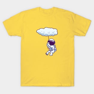 Astronaut Floating With Sky T-Shirt